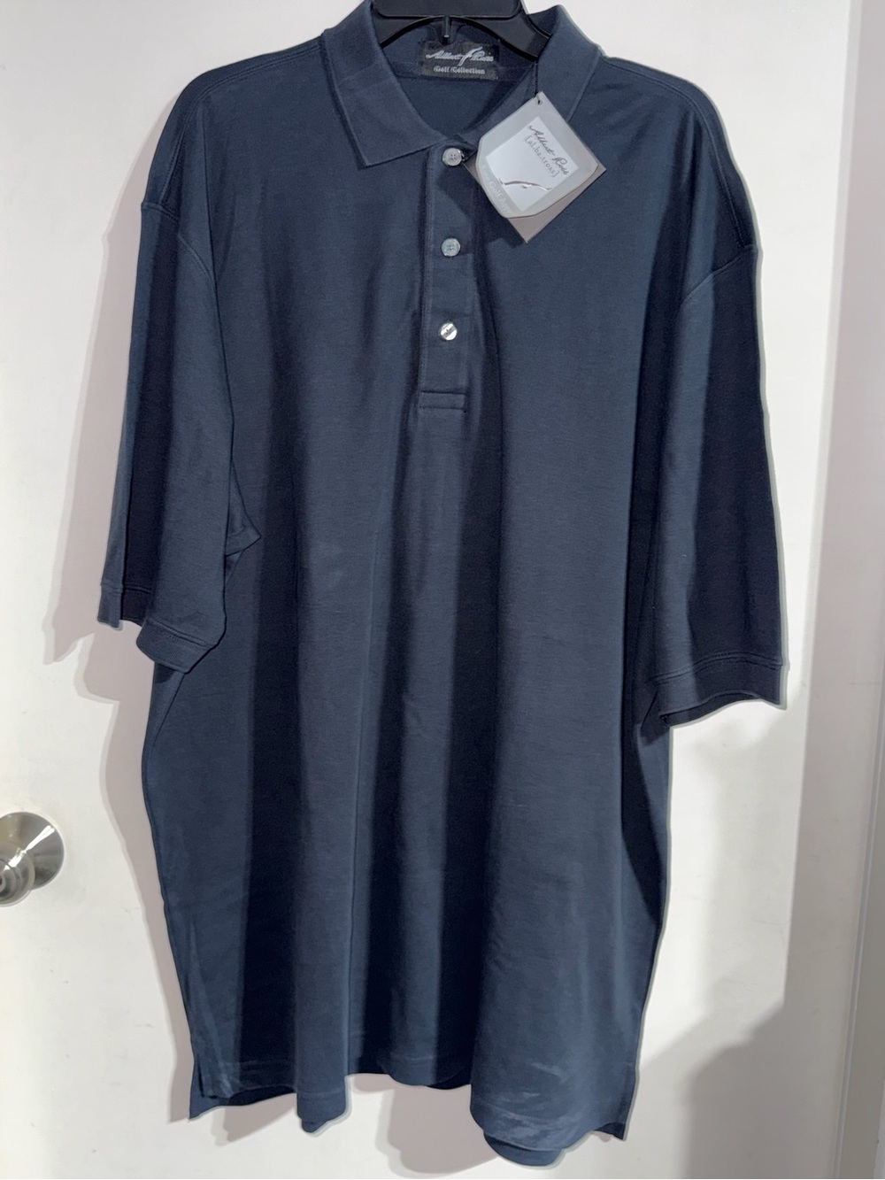 Classic Men's Albert Ross Golf Collection Black Polo Shirt size XL BNWT